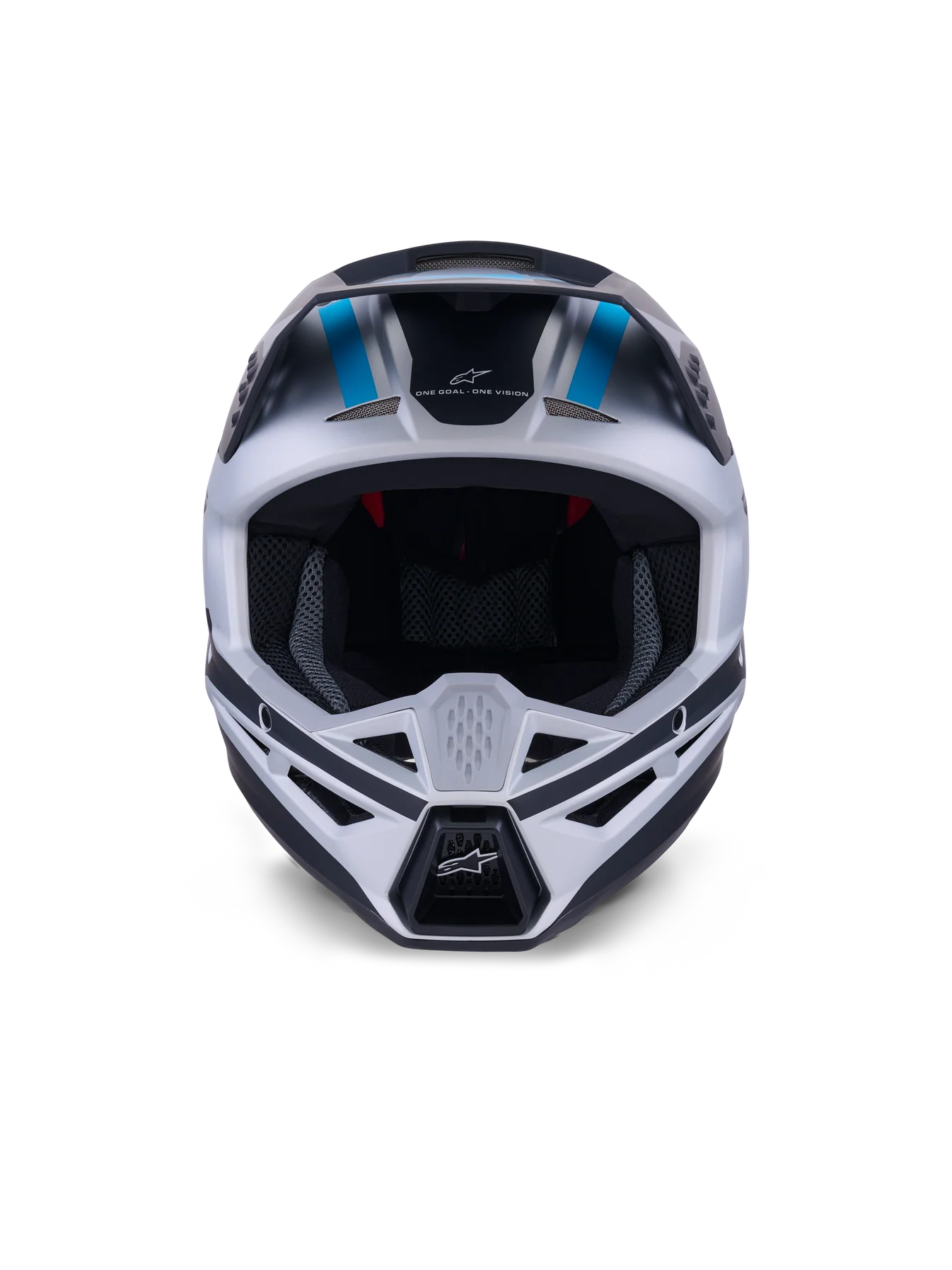 Alpinestars Supertech M3 Heat Matte Silver/Blue/Black