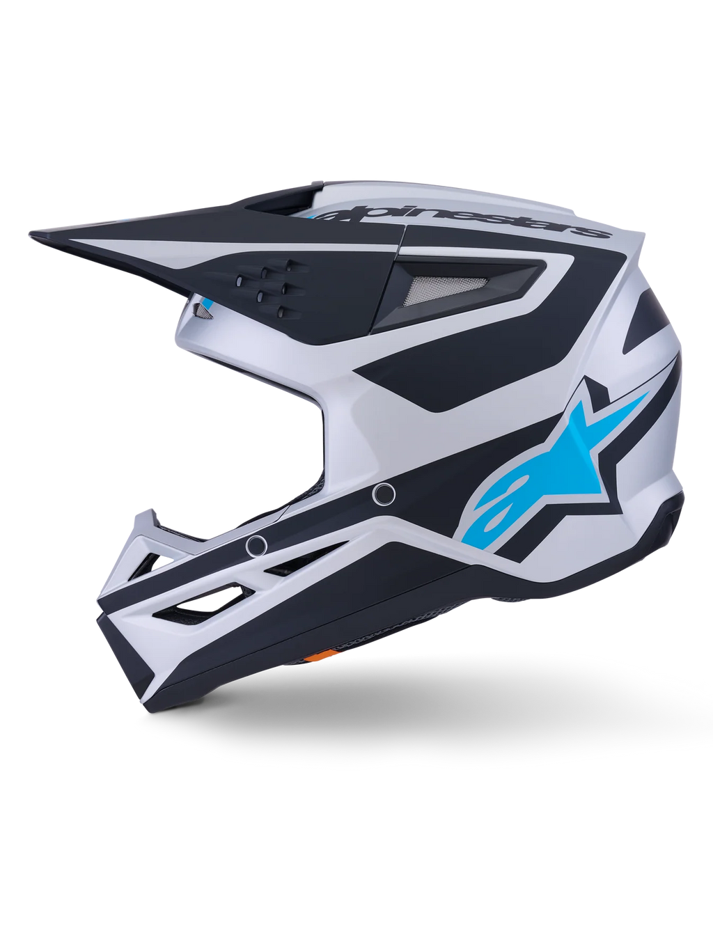 Alpinestars Supertech M3 Heat Matte Silver/Blue/Black