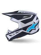 Alpinestars Supertech M3 Heat Matte Silver/Blue/Black