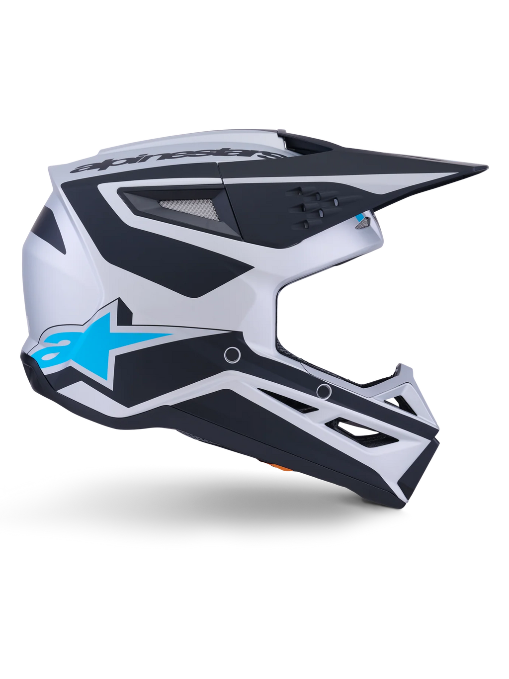 Alpinestars Supertech M3 Heat Matte Silver/Blue/Black
