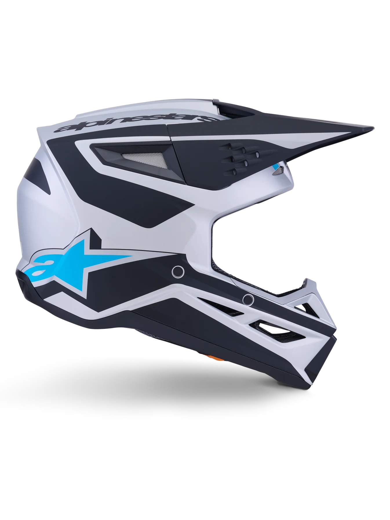 Alpinestars Supertech M3 Heat Matte Silver/Blue/Black