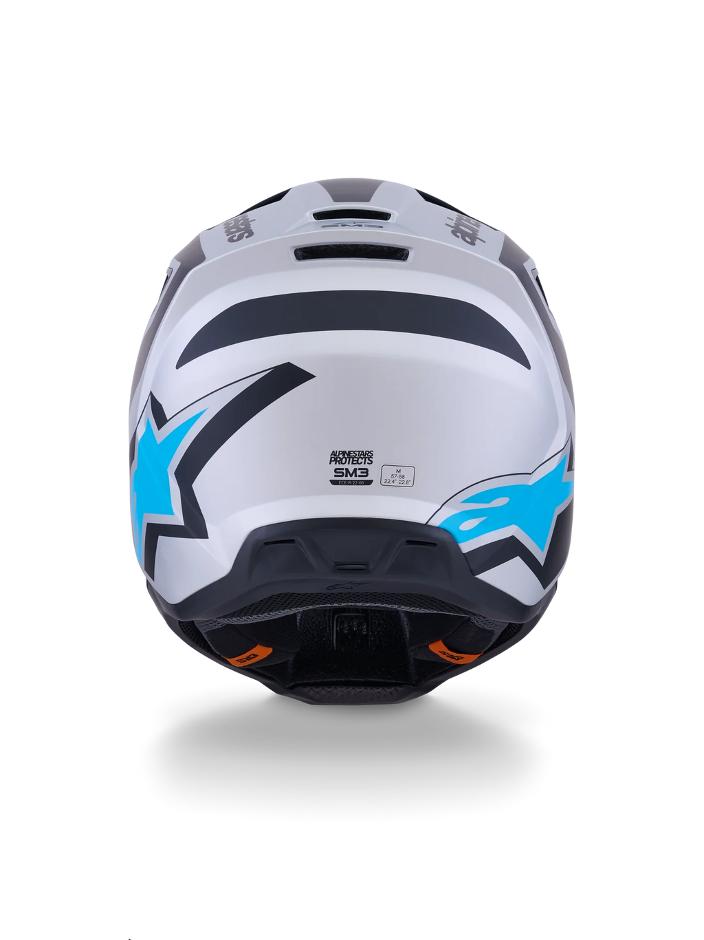 Alpinestars Supertech M3 Heat Matte Silver/Blue/Black