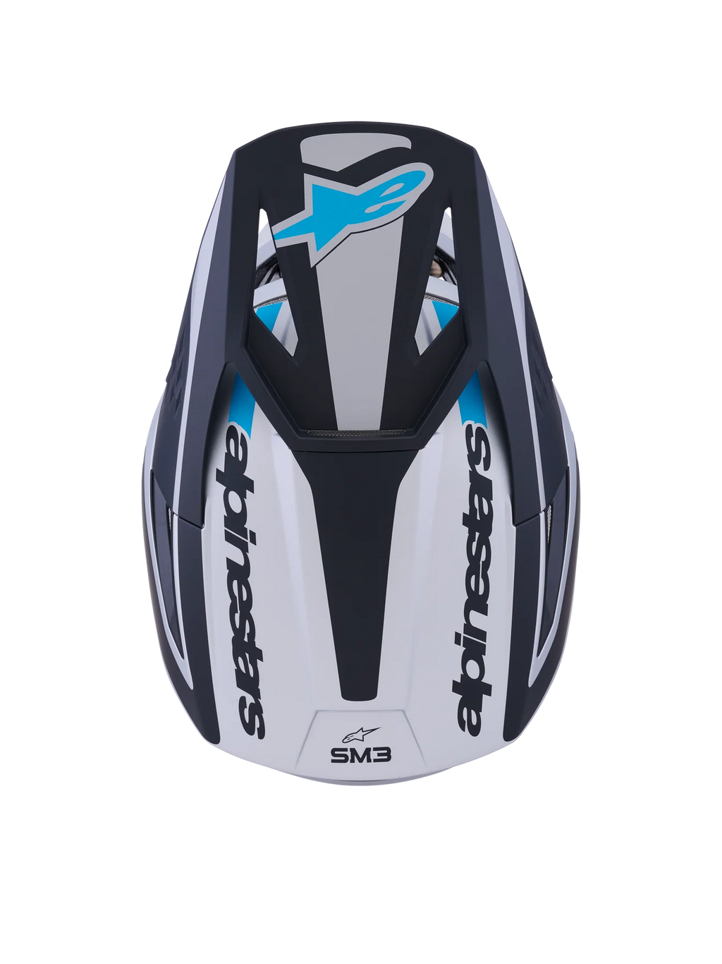 Alpinestars Supertech M3 Heat Matte Silver/Blue/Black
