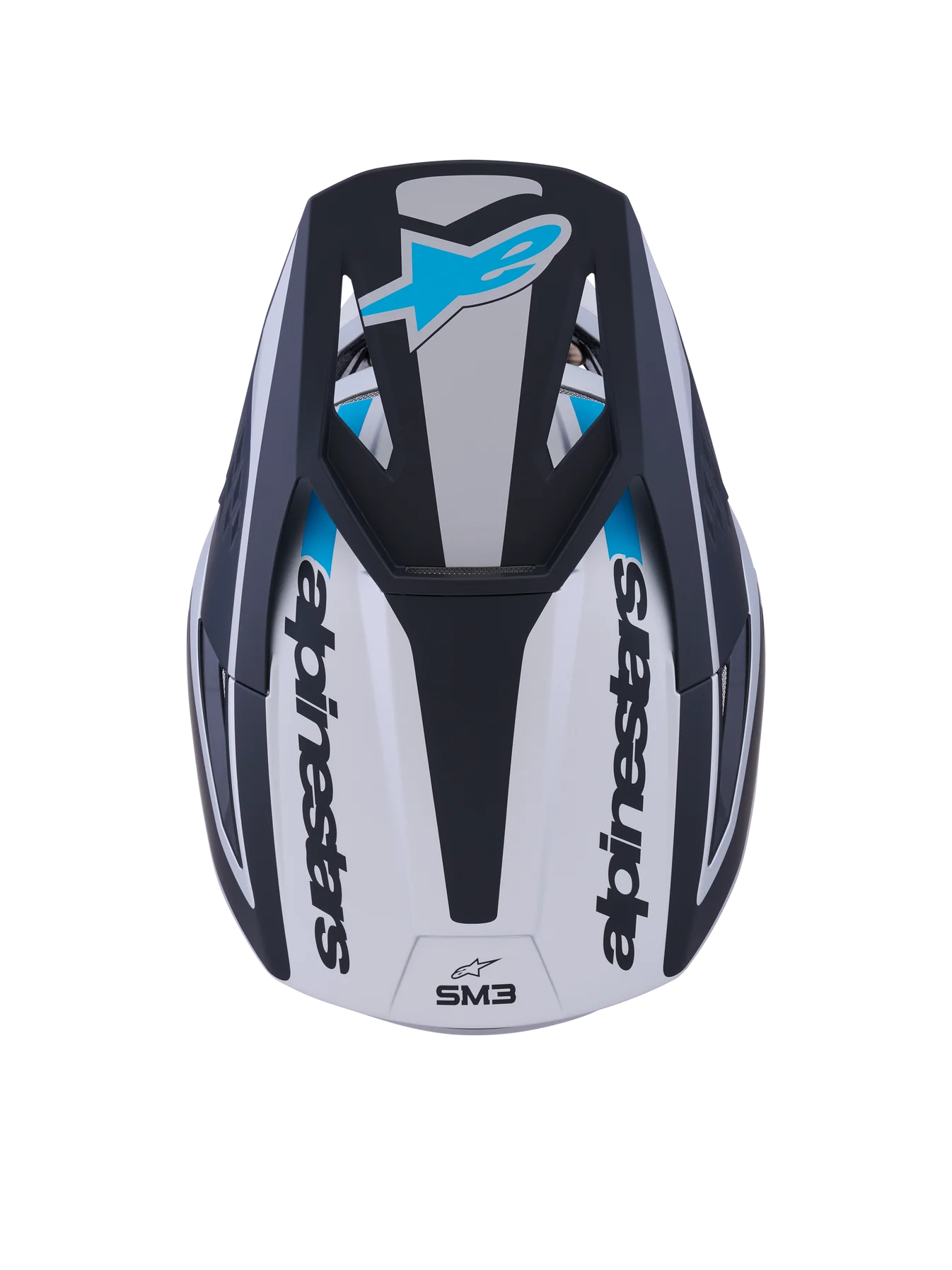 Alpinestars Supertech M3 Heat Matte Silver/Blue/Black