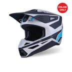 Alpinestars Supertech M3 Heat Matte Silver/Blue/Black