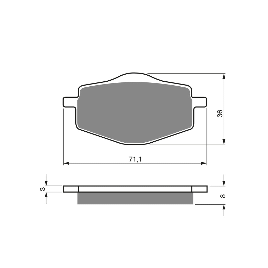 Goldfren Brake Pads - 018 S3