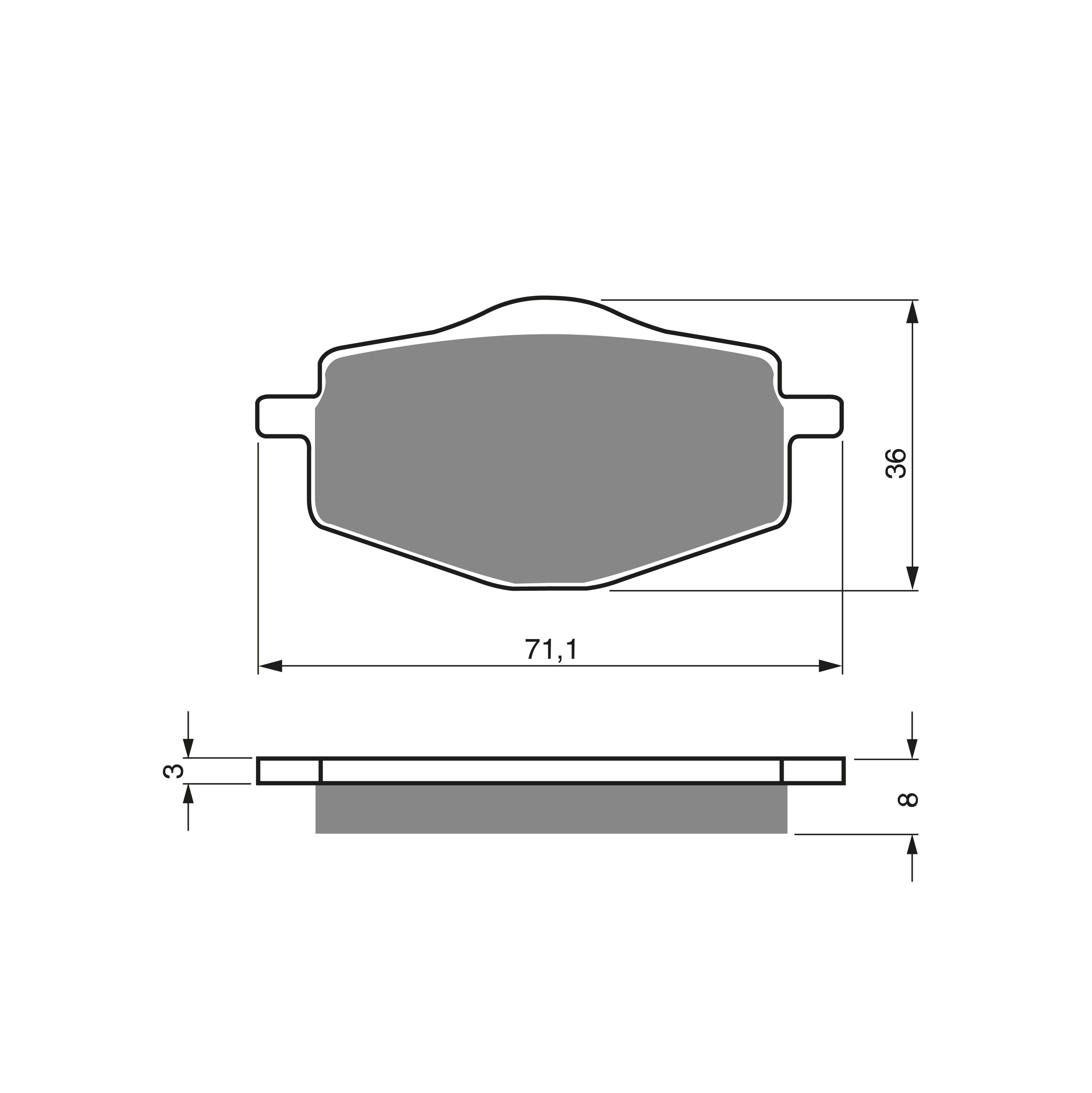 Goldfren Brake Pads - 018 S3