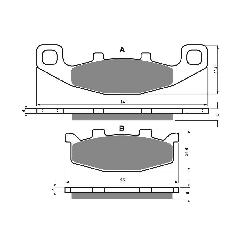 Goldfren Brake Pads - 013 S3